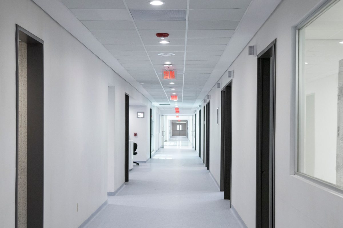Clinic corridor